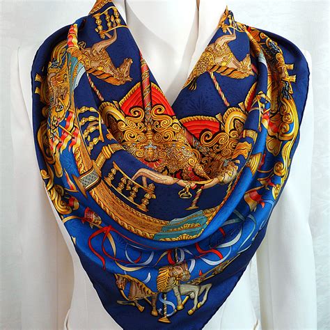 random hermes scarf delivered to my house|Hermes scarf patterns.